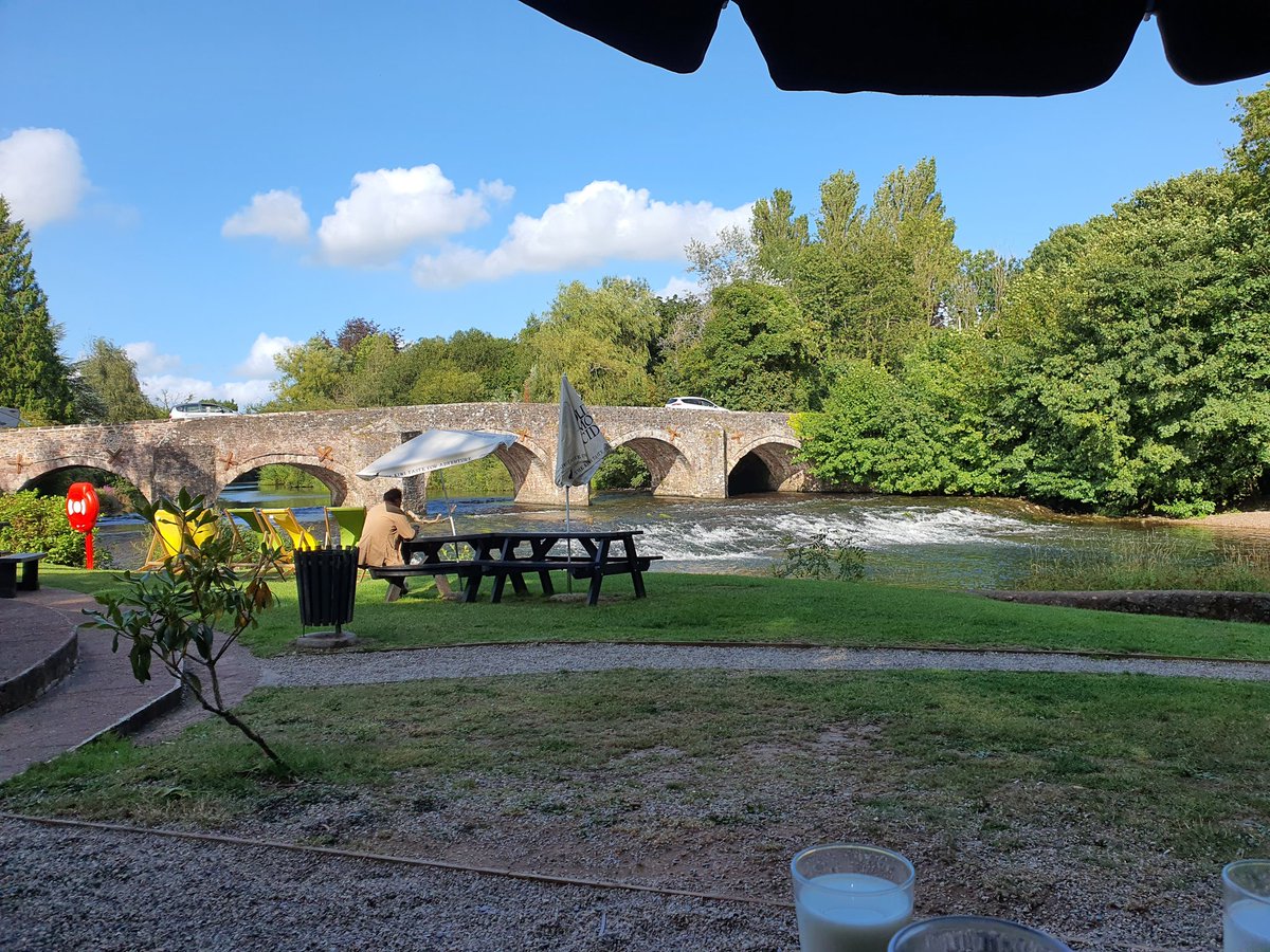 Some times you stumble on to somewhere nice for food.