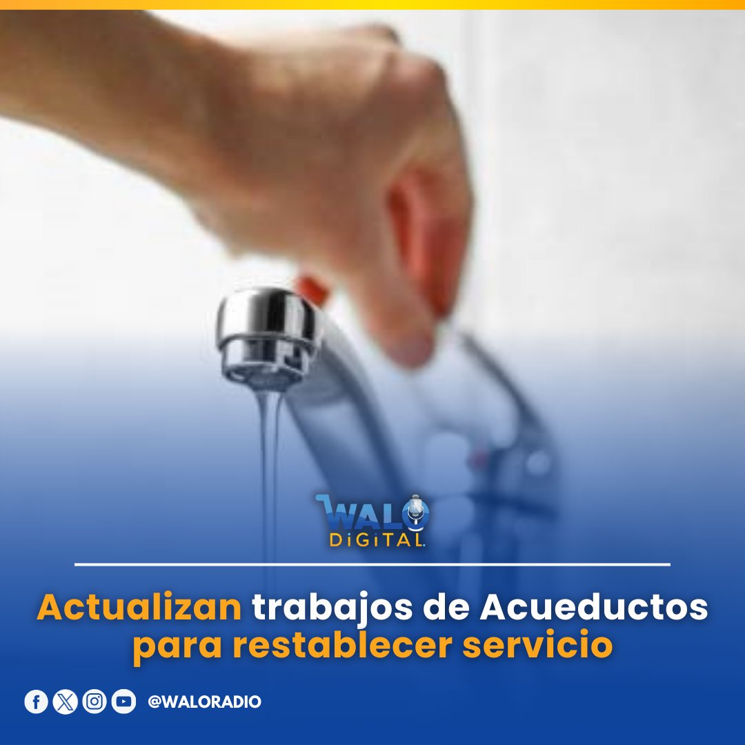 waloradio's tweet image. Personal de la Oficina de prensa de la región #este envió información de los trabajos que se realizan a facilidades detenidas.

Para detalles:  waloradio.com/actualizan-tra…