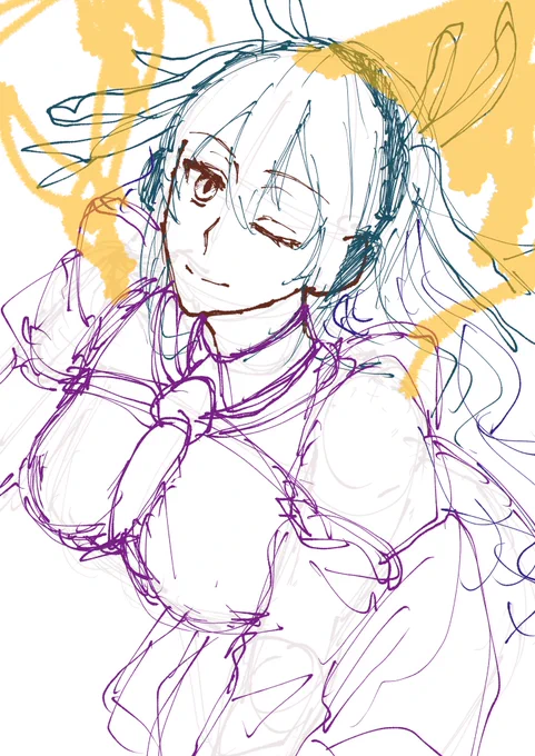 Vtuber描くやつ久々に再開してる#デアの絵日記 