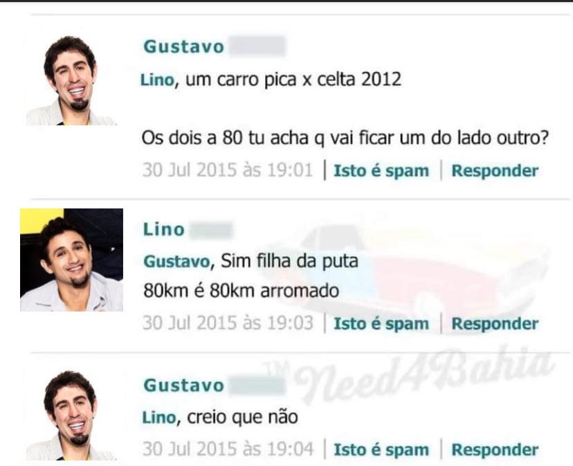 conversas que eles facilmente teriam: