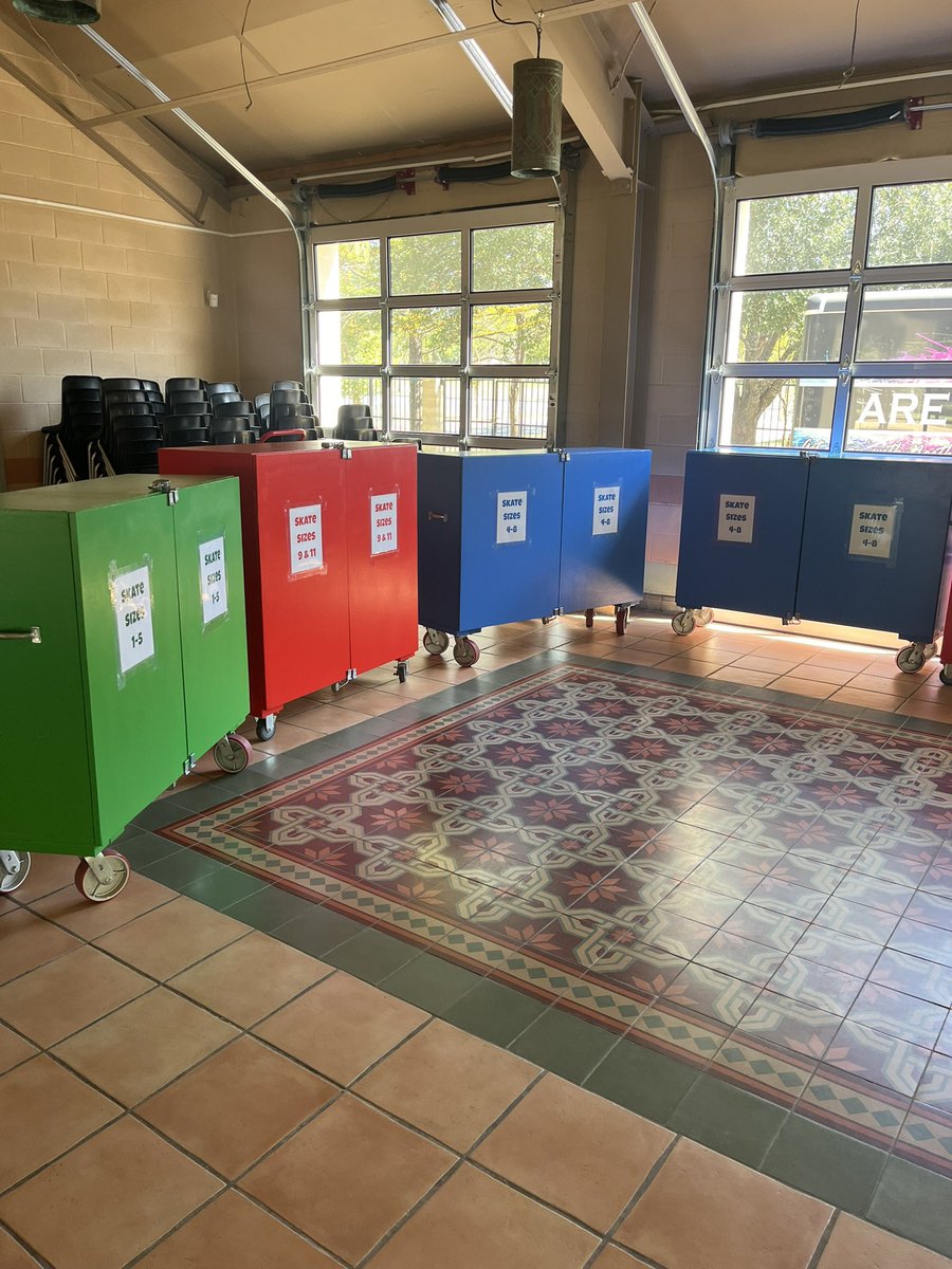 NeisdPE_Health's tweet photo. Clean Skates ✅
Painted Boxes ✅
New Skate Signs ✅

Elementary in-line skates are ready and coming to a school near you!  @NeisdAthletics #PEwithaPurpose #HealthyMatters #LifetimeActivity https://t.co/CL2ef1ByR4