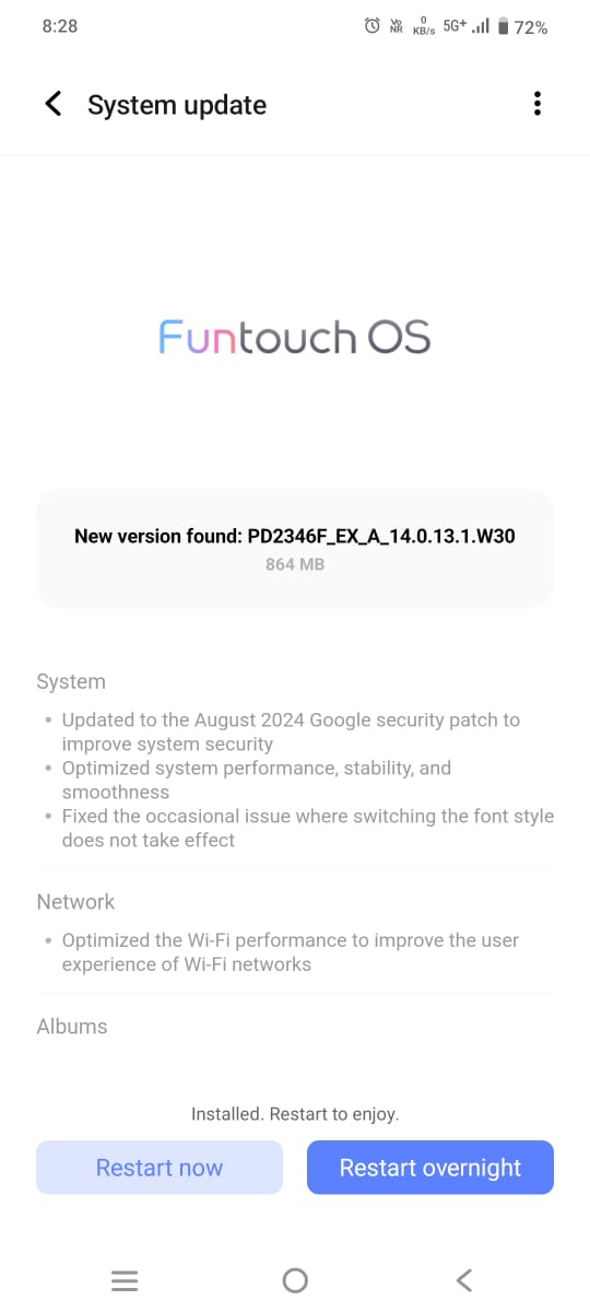techaryan2610's tweet photo. iQOO Z9 5G Got New Update🔴
@IqooInd
#iQOO #iQOOZ95G https://t.co/v3m2AQUBWY