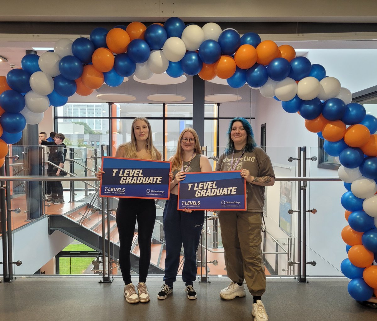 We're celebrating a fantastic set of T Level results that will launch our latest graduates onto the next stage of their exciting career journeys!

Our learners' overall pass rate of 96% is more than 7% higher than the national average 👏

Read more: ow.ly/VRtH50T1TIA