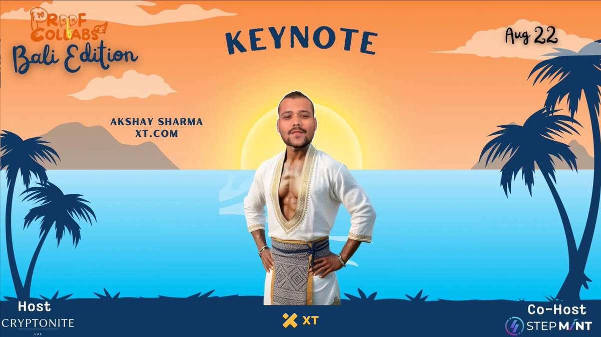 XTexchange's tweet photo. 🤩 We're proud to announce that XT Exchange is officially powering the #ProofofCollabs @Proofofcollabs_ Bali After Party on August 22! Our team member @ak12shay will be there, ready to connect, collaborate, and celebrate with industry leaders and fellow enthusiasts. See you there! 🌟 @CoinfestAsia
❤️ Register now: https://t.co/eIFRHZvRVg
#XT #XTEvents #XTParty #CoinfestAsia
