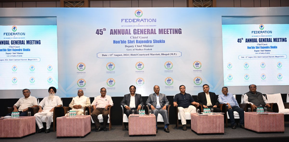 Federation of M.P. Chambers of Commerce & Industry tweet media