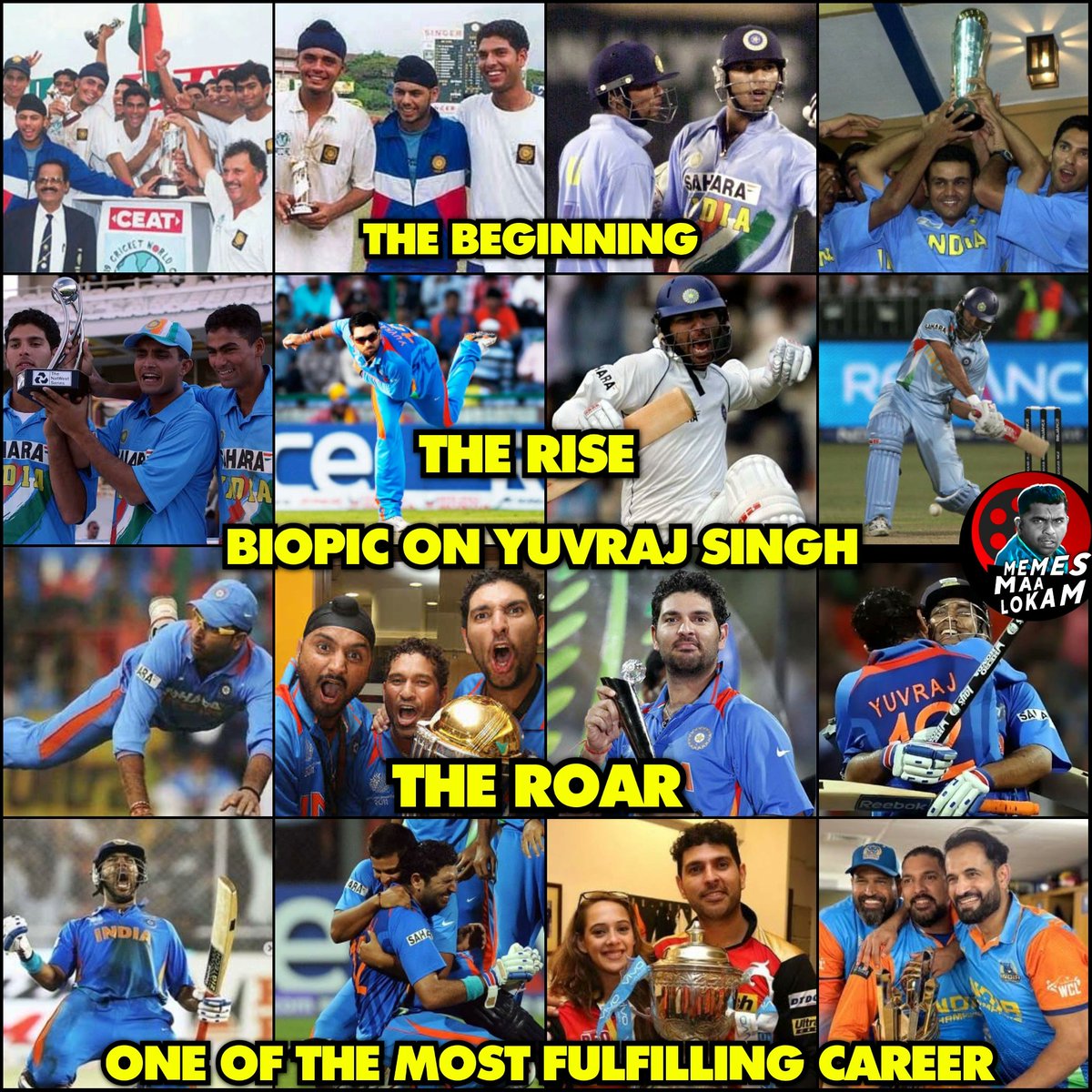Nb4Ea's tweet photo. Finally Deserving Biopic on #Yuvrajsingh 😍👏🙇♂️
#Yuvrajsingh #Allrounder #Batsman #Bowler #Fielding #U19worldcup #Ipltrophy #T20worldcup #Odiworldcup #Legendsworldcup #Manofseries #Manofmatch #Cancer #Thebeginning #Therise #Theroar #hazelkeech #Fighter #Fulfillling
@Nb4Ea 👈 https://t.co/JlhRdigl24