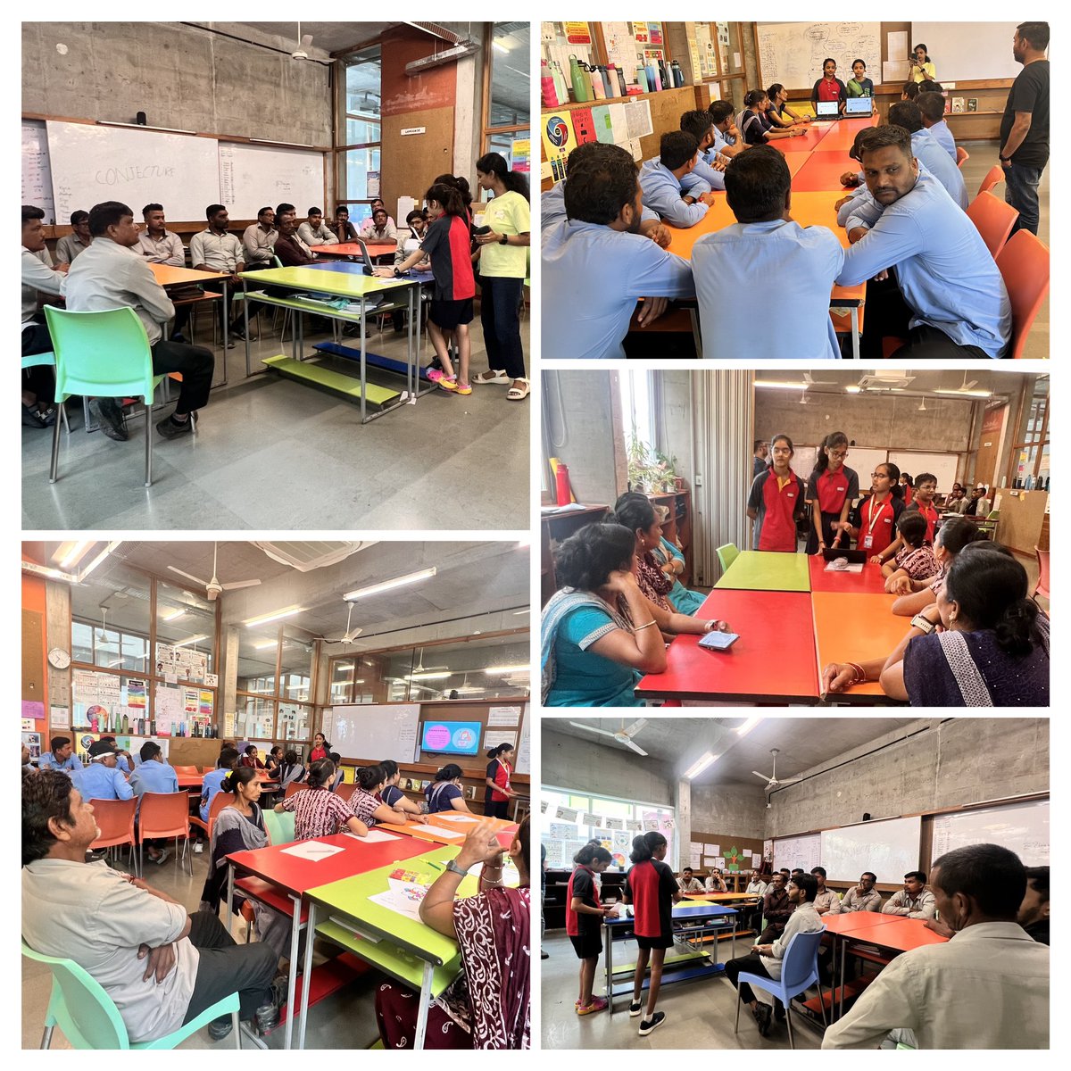 pooh_it_is's tweet photo. Grateful to our amazing Ss for organizing a well-being session &amp; an insightful workshop on the Rights &amp; Responsibilities of Indian Citizens for our support staff @FSSurat . Their reflections highlighted the impact of PBL in creating a relaxing &amp; meaningful experience. #Fairness https://t.co/3p864HD9zD