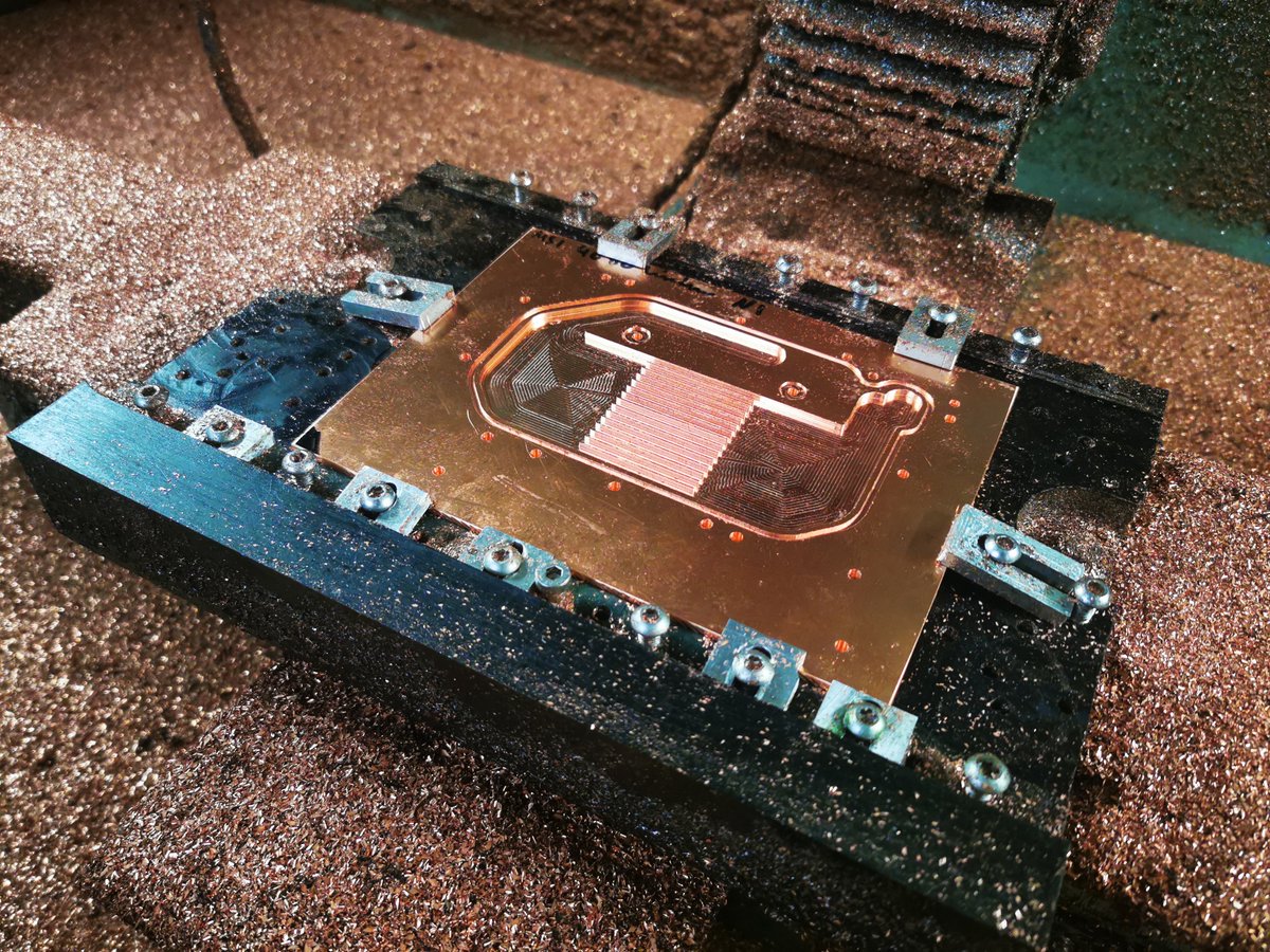 LiquidExtasy's tweet photo. MSI RTX4090Gaming Slim24G 24579MB Backside Waterblock in processing
#liquidextasy #msi #RTX4090 #watercooler #watercooling #watercooledpc #watercooled https://t.co/19p6nFdLhz