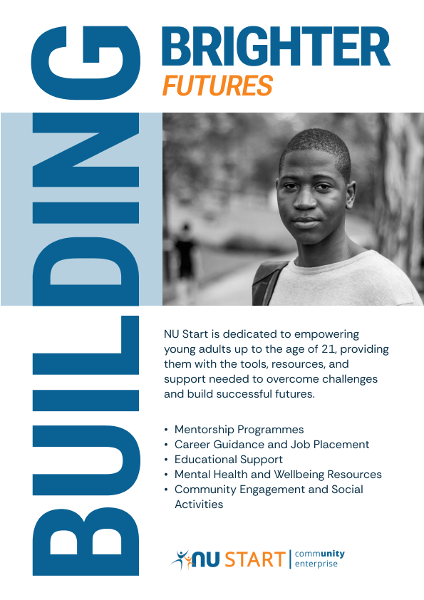 Nu_Start's tweet photo. At NU Start, we're committed to empowering young adults up to age 21 by providing the essential tools, resources, and support they need to overcome challenges and build successful futures. 
#NUStart #BuildingBrighterFutures #YouthEmpowerment #CareerGuidance #EducationSupport https://t.co/knDfIGCCo0