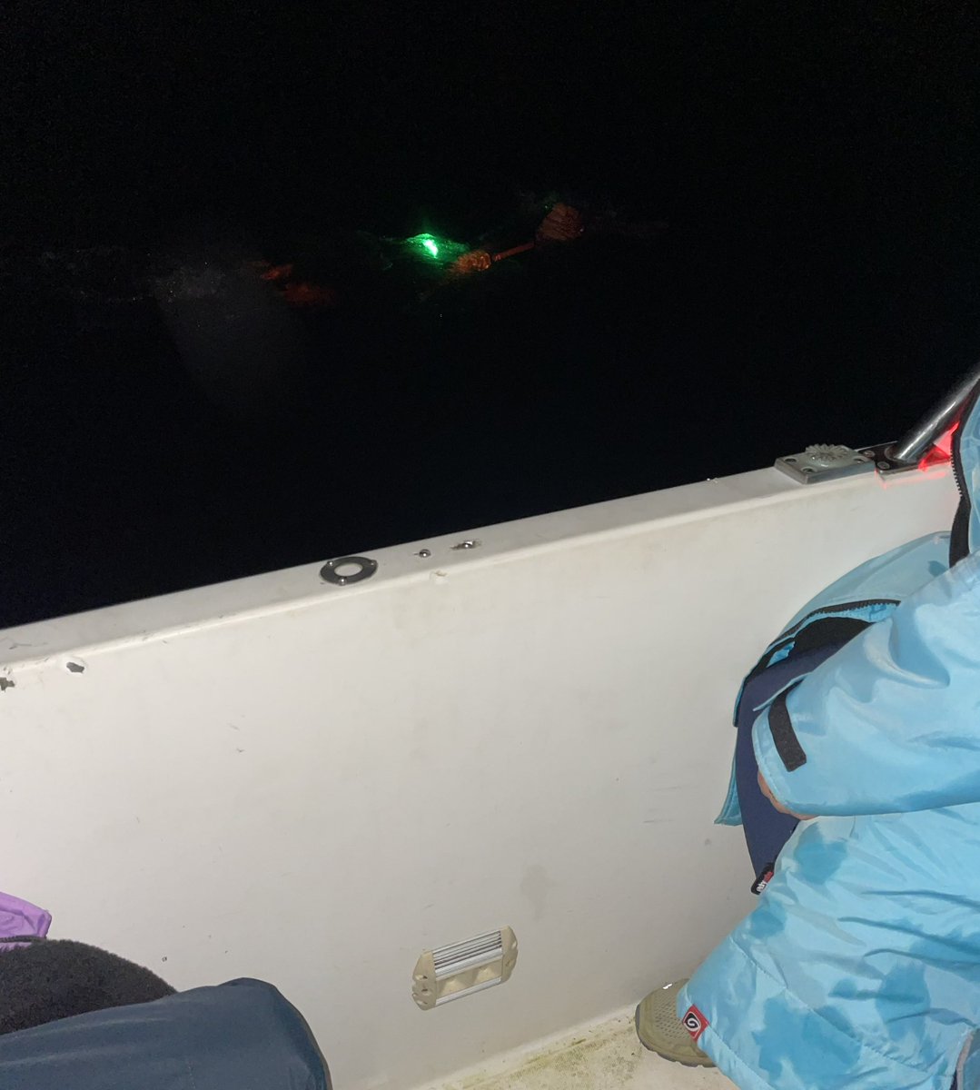ValThorp's tweet photo. It's midnight and Team Zebra just about to go into the deep dark water of Loch Ness aiming to out swim Nessie over the 36k of the lock powered by Erdinger @ErdingerAF_UK - see you at the other end unless Nessie catches us 😱 https://t.co/Dpot1ePlYQ