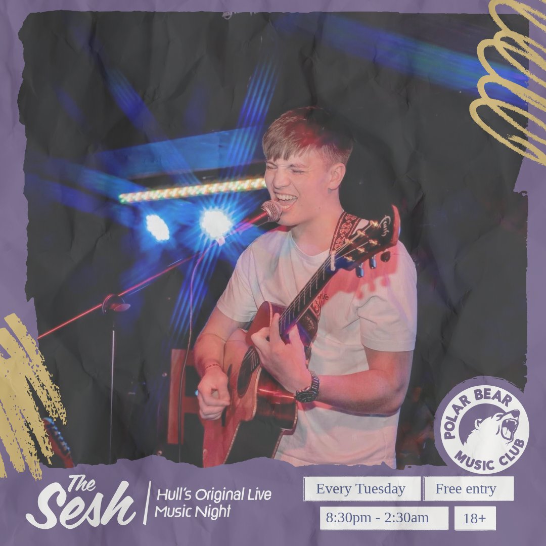 Polar Bear Music Club (@polarbearroars) on Twitter photo NEXT WEEK AT THE SESH!
EVERY TUESDAY AT <a href="/PolarBearRoars/">Polar Bear Music Club</a>
➳ FREE ENTRY / 18+
➳ 7:30PM - 2:30AM
➳ LIVE MUSIC - DJS TIL LATE
LINE-UP (TUE 27TH AUG)
10:30PM - Rolling Over
9:30PM - @morals_theband
8:30PM - Pablo Carrizo
+ AFTERPARTY DJS TIL 2:30AM!
#Hull NEXT WEEK AT THE SESH!
EVERY TUESDAY AT <a href="/PolarBearRoars/">Polar Bear Music Club</a>
➳ FREE ENTRY / 18+
➳ 7:30PM - 2:30AM
➳ LIVE MUSIC - DJS TIL LATE
LINE-UP (TUE 27TH AUG)
10:30PM - Rolling Over
9:30PM - @morals_theband
8:30PM - Pablo Carrizo
+ AFTERPARTY DJS TIL 2:30AM!
#Hull