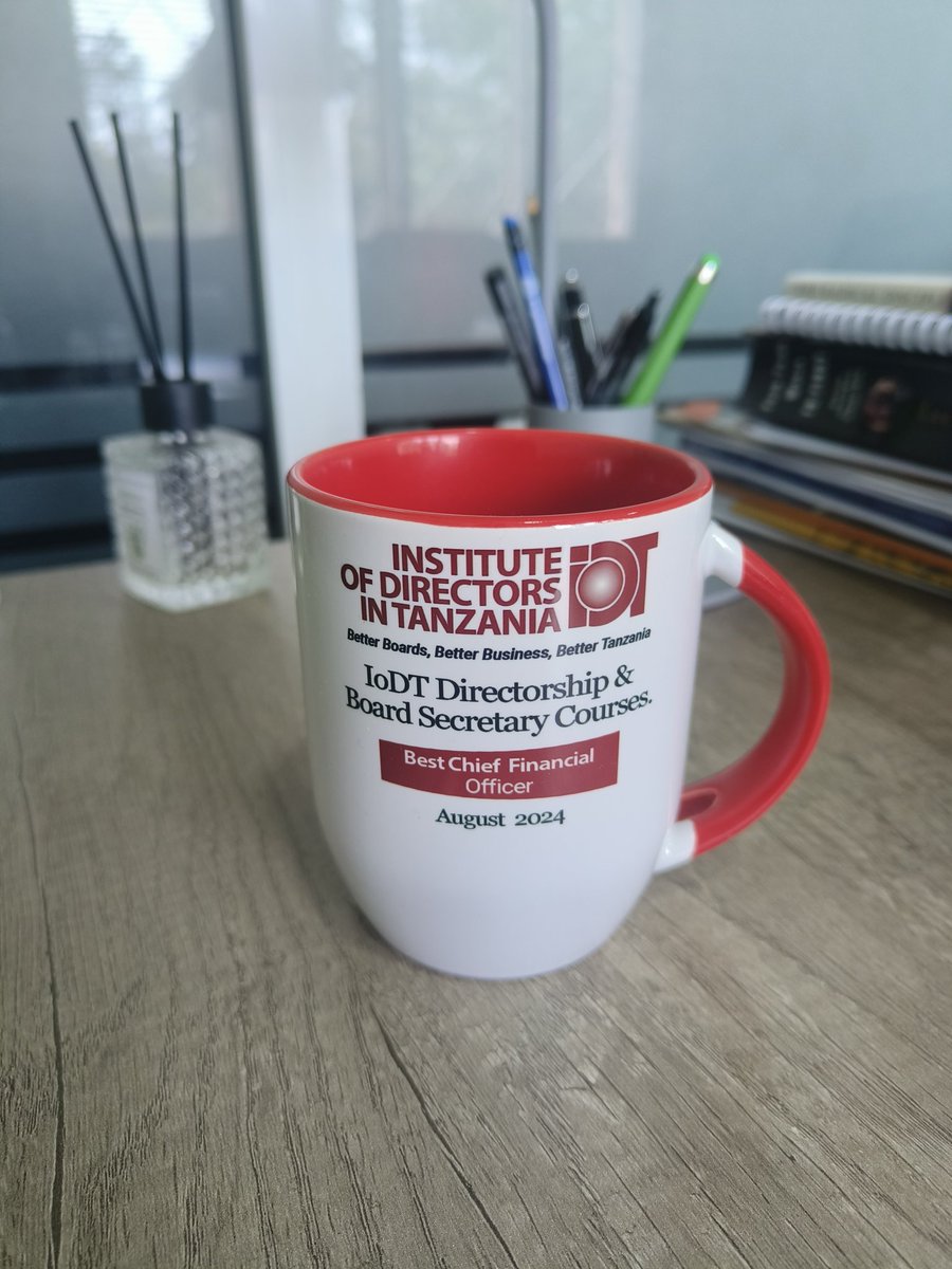 I am delighted to be certified as a professional board director by <a href="/TheIodt/">The Institute of Directors in Tanzania (IoDT)</a> during the training last week at Mt. Meru Hotel, Arusha. 

Great opportunity to learn about good governance and board leadership. I also met great leaders from diverse organisations. 

#betterboards#iodt#