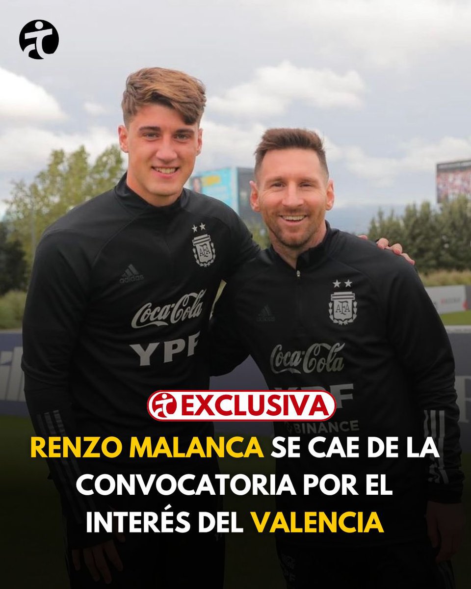 todocampistasx's tweet photo. ❌ Renzo Malanca fuera de la convocatoria del Huachipato por el interés del Valencia CF 

🇦🇷 Siguen las negociaciones encaminadas al fichaje del central argentino @renzomalanca para el Valencia Mestalla https://t.co/FfUIqqyjbq