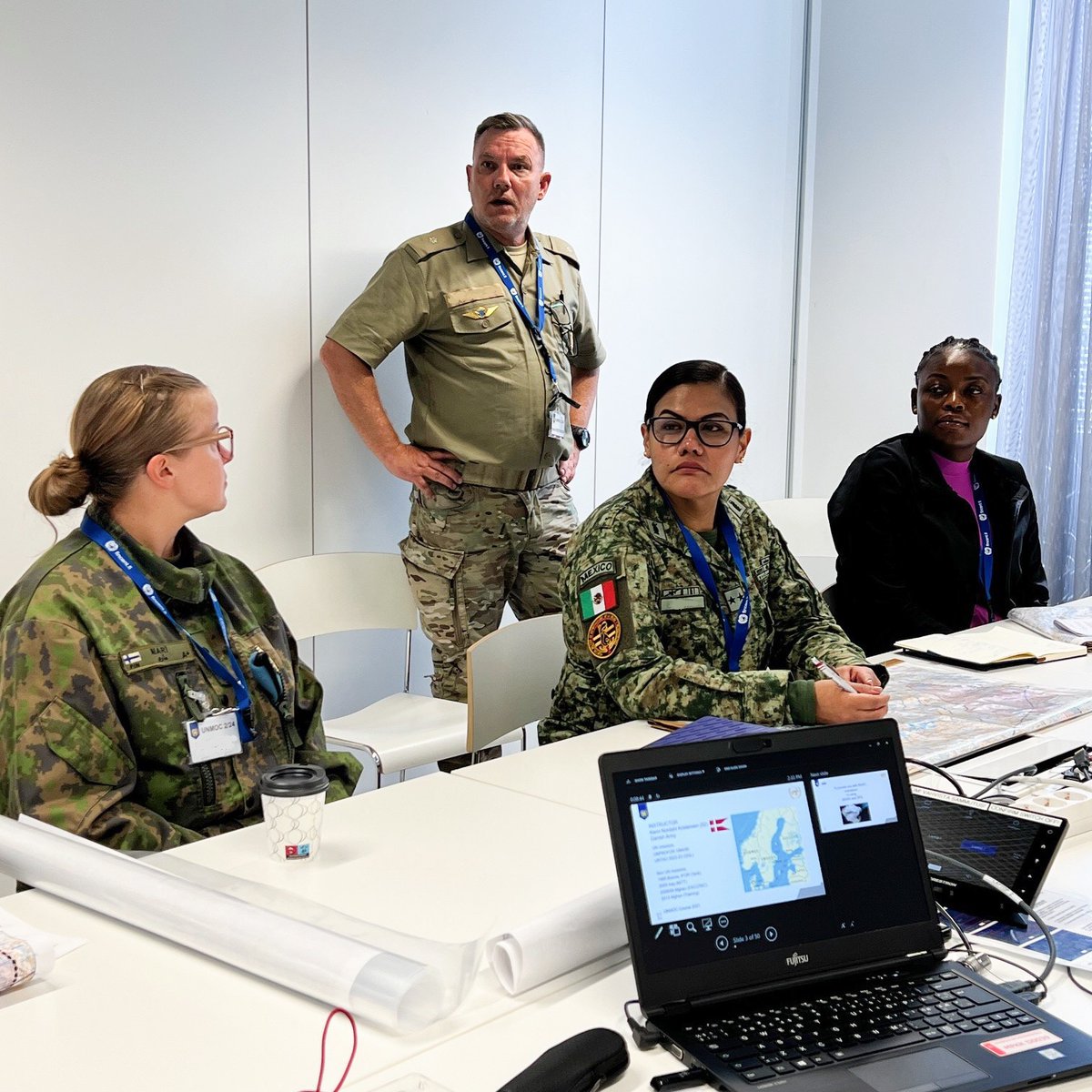 FINCENTFI's tweet photo. The UN Military Observer Course number 131 has officially started!
During the next 3 weeks course participants from 14 countries will learn the basic skills needed to work as a UNMO. The international instructor team is ready to give their all & pass on their experiences #UNMOC https://t.co/b9FOSqT5GH