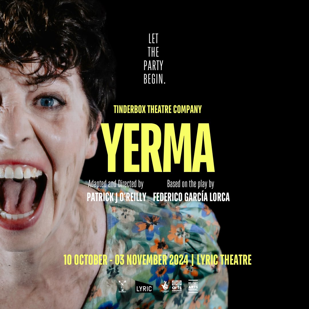 tinderboxNI's tweet image. We are thrilled to present @PJOReilly80&apos;s new adaptation of Yerma at @LyricBelfast as part of the @BelfastFestival. Experience Lorca&apos;s masterpiece of love, loss, and longing in this breath-taking production.

Book now: lyrictheatre.co.uk/whats-on/yerma

#BIAF24 #Theatre #Belfast #whatson