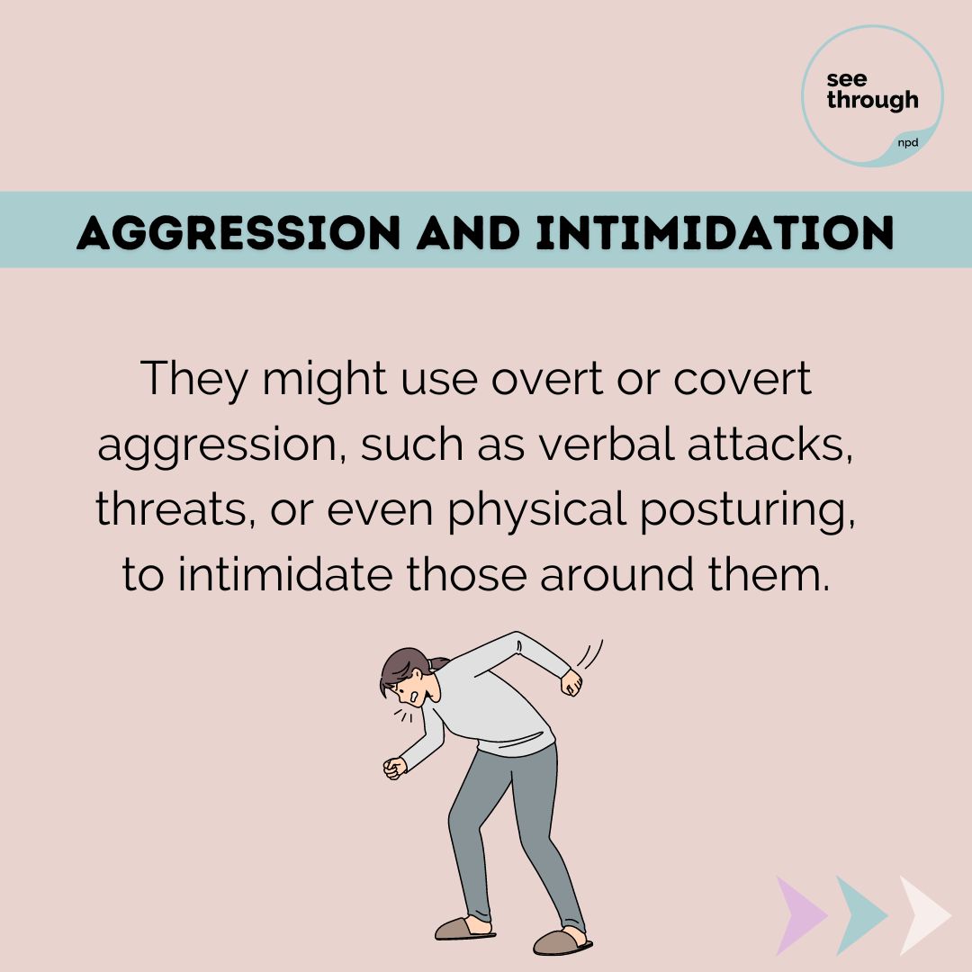 SeeThroughNPD's tweet photo. Part 2 - How to Spot a Narcissistic Bully...

➡️ They use manipulation tactics
➡️ They might use overt or covert aggression 
➡️ They rarely take accountability

#npd #narcissist #narcissism #narcissisticabuse #narcissisticawareness #narcissistic #narcissists https://t.co/RMf29y1CWG