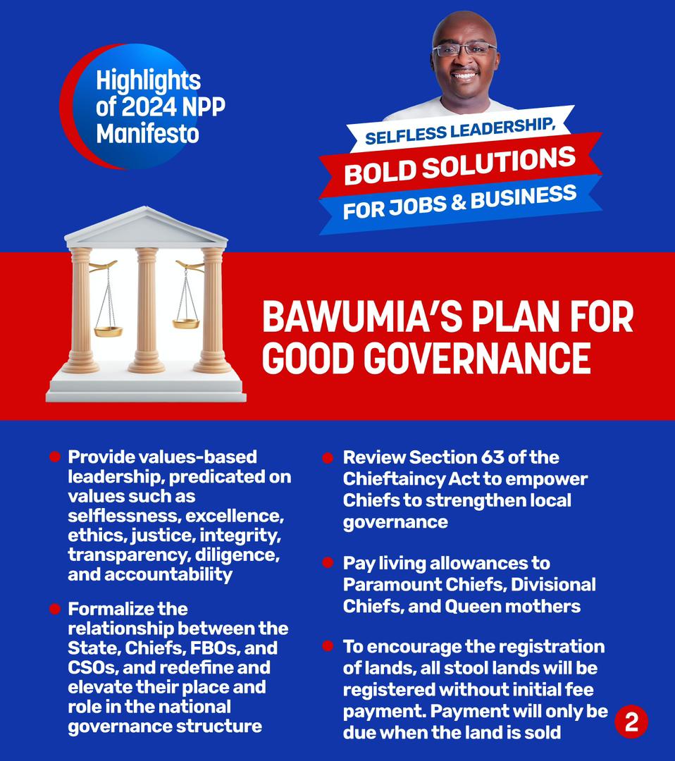 Ensuring gender parity in government scholarships and enforcing maternity leave regulations. -Dr. Bawumia
#GhanaNeedsBawumia
#TheBawumiaEffect