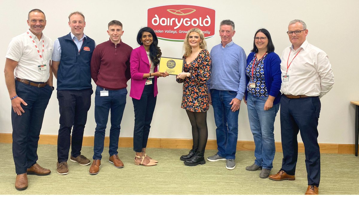 DairygoldCo_Op's tweet photo. Dairygold is proud to announce that we have obtained Origin Green Gold Member status for 2024, an initiative by Bord Bia. Gold Membership is awarded to companies that have shown exemplary performance in Sustainability throughout the year. #OriginGreen @Bordbia https://t.co/Xk5uaS5VyQ