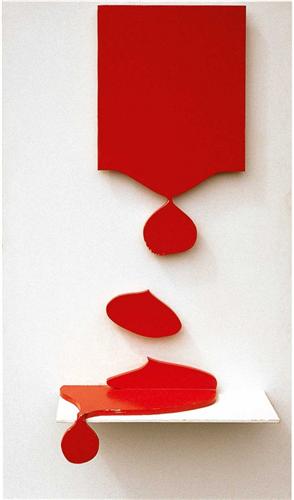 Fadhlaoui2's tweet image. #RedInArt my-painting-drips-1966.#Fromanger