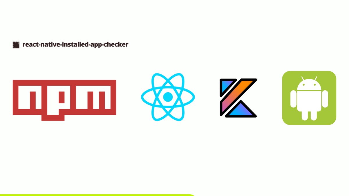thecoderman's tweet photo. Projelerinizde kullanabileceğiniz yeni bir npm paketi. Özellikle, React Native uygulamalarında belirli bir uygulamanın yüklü olup olmadığını hızlı ve etkili bir şekilde kontrol etmenize yardımcı olacak. Daha fazlası:
https://t.co/3Q50kq3Qms https://t.co/BtsHd9CzTc