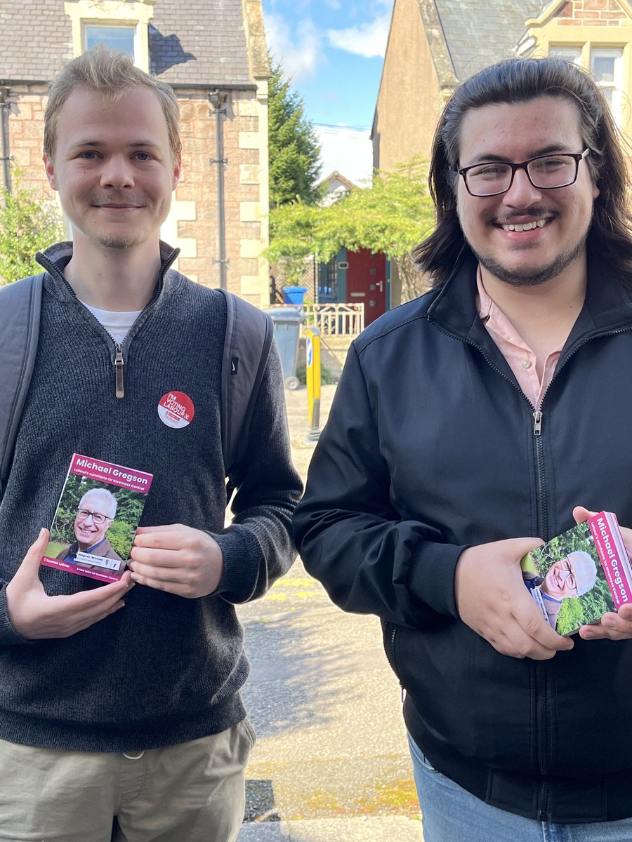 Good to chat to Michael Gregson’s campaign team on the doors just now. Michael will be an excellent hard working Councillor for the Inverness Central Ward. #voteScottishLabour on 26 September.