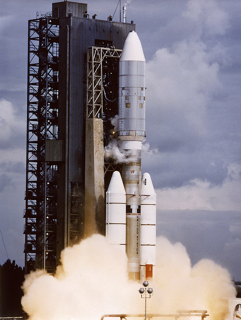 NASAhistory's tweet photo. The Voyager program "promises to outlive its inventors. Like a great painting or an abiding institution, it has acquired an existence of its own" —Stephen J. Pyne

Voyager 2 lifted off #OTD in 1977, and continues its mission today from interstellar space. https://t.co/BJvCcOhVkn https://t.co/vKtg000hCZ