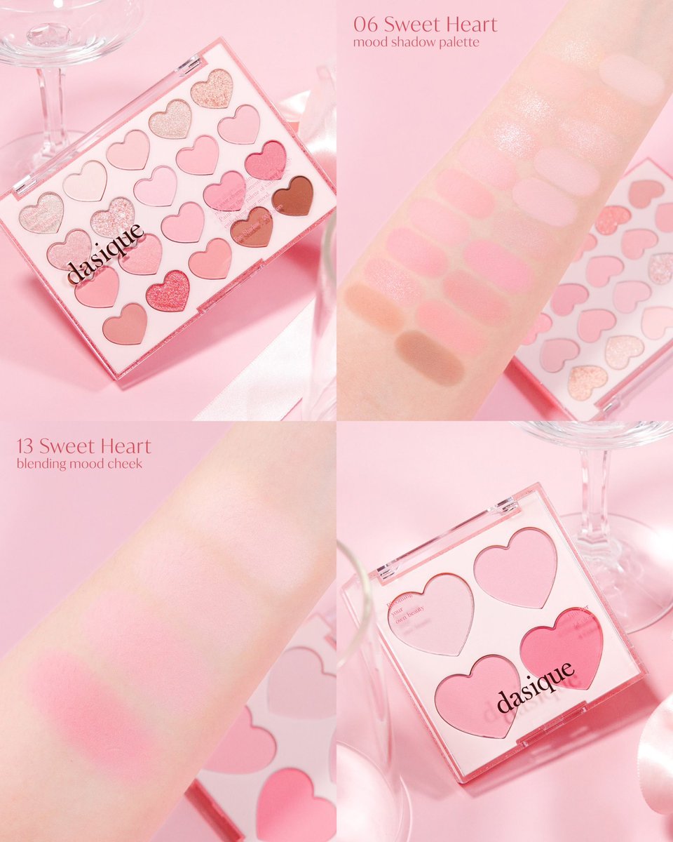 dasique_th's tweet photo. สาวกโทนชมพูห้ามพลาด dasique SweetHeart✨
มีทั้งอายชาโดว์พาเลท 20 สี และบลัชหัวใจ มีเฉดชมพูให้เลือก 2  โทน  💖

สี Sweet Heart ชมพูคอรัลวอร์มโทน
สี Love Heart ชมพูคูลโทนบาร์บี้

วันที่ 25 - 31 ส.ค. นี้ จัดโปรฯเปิดตัวลดสูงสุด มีของแถมให้ด้วย🫶🏻 https://t.co/MULOz6Elfa