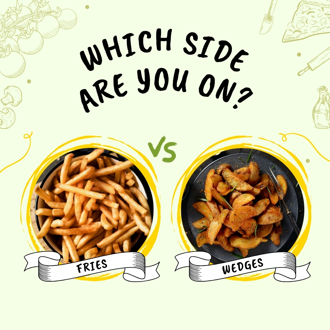 SanjeevKapoor's tweet photo. Comment below which side are you on?ππ»
#SanjeevKapooor #SanjeevKapoorKhazana #fries #wedges #tasty #yummy #delicious https://t.co/9tqSke1vL4