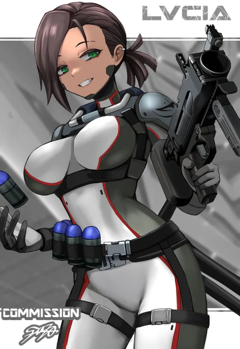 リクエストありがとうございました!依頼者様のOCをM320装備で描かせていただきました! #Skeb