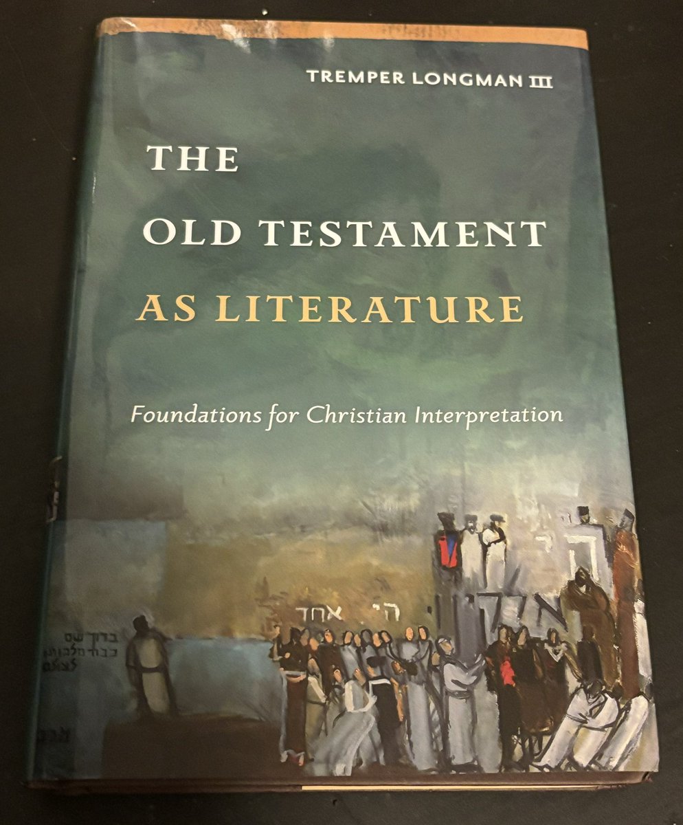 I’m enjoying reading this masterful book by Tremper Longman III (<a href="/IiiLongman/">Tremper Longman, III</a> ) from <a href="/BakerAcademic/">Baker Academic</a> . I love the use of method teamed with analysis. I know my students will as well!