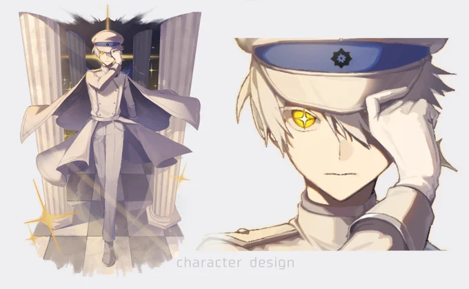 #カッコいい男を描きたいの会白髪と黒髪がヘキ 