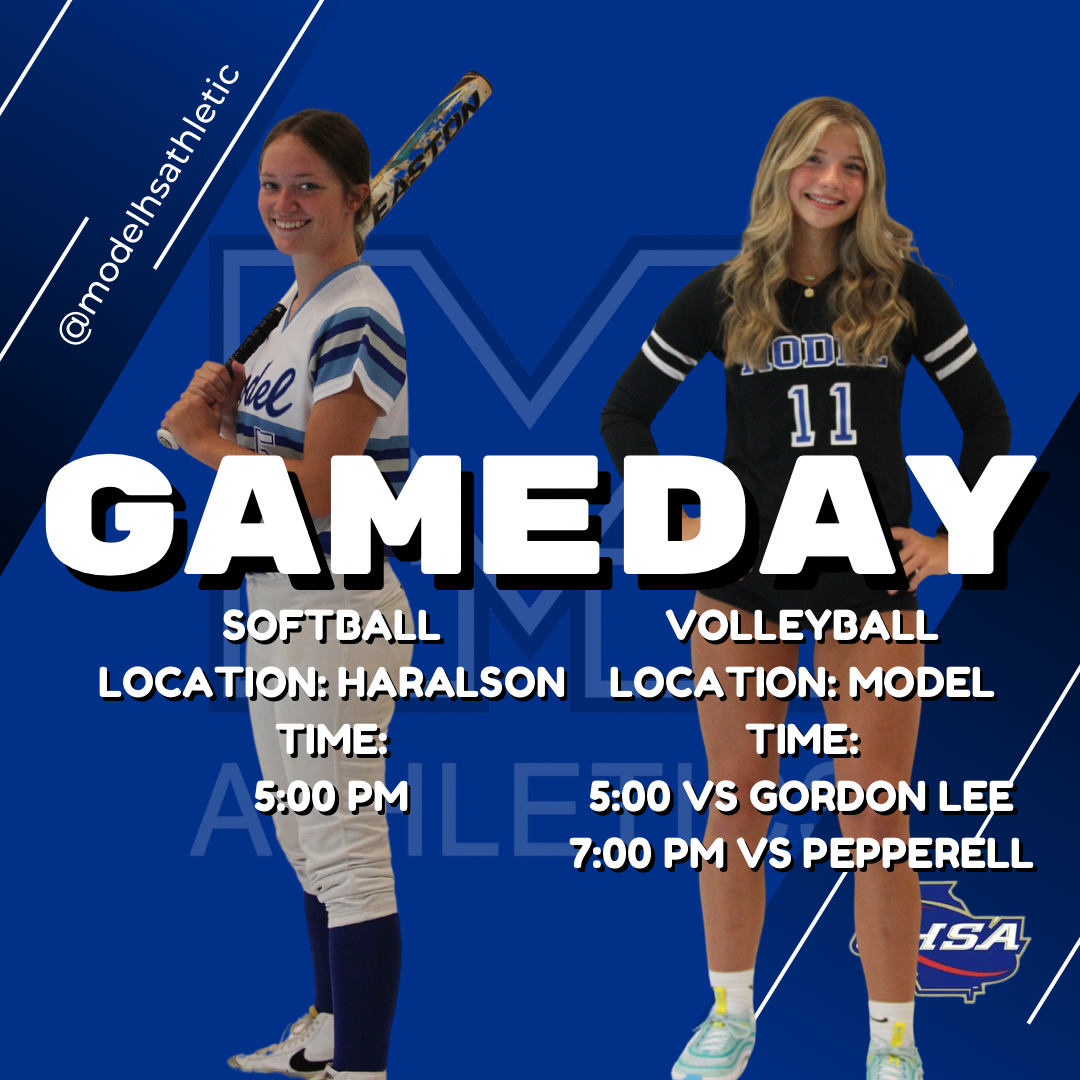 Softball hits the road today and volleyball hosts their first home competition. Good luck ladies!