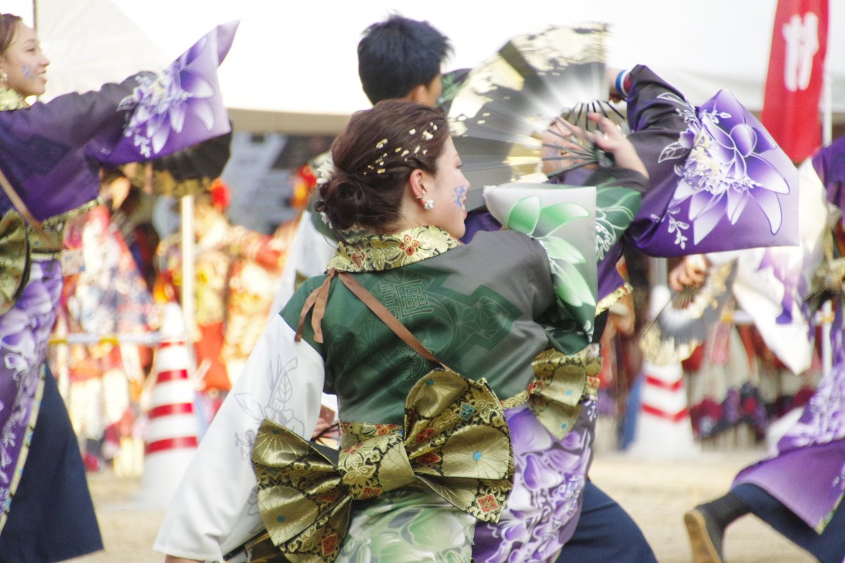 kankulocal's tweet photo. 第29回うらじゃ祭り　うらじゃ連 謳歌-OHCA-さん 8/17中央町下田町公園演舞場(2) #うらじゃ #謳歌 https://t.co/XAaU2n05rv