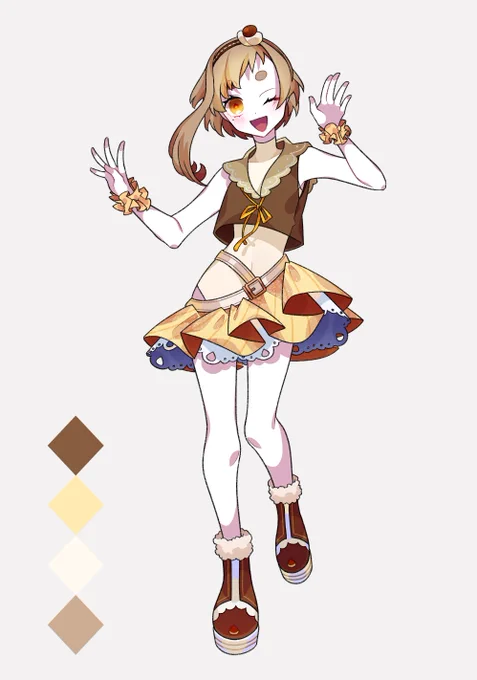 栗のモンブラン#創作 