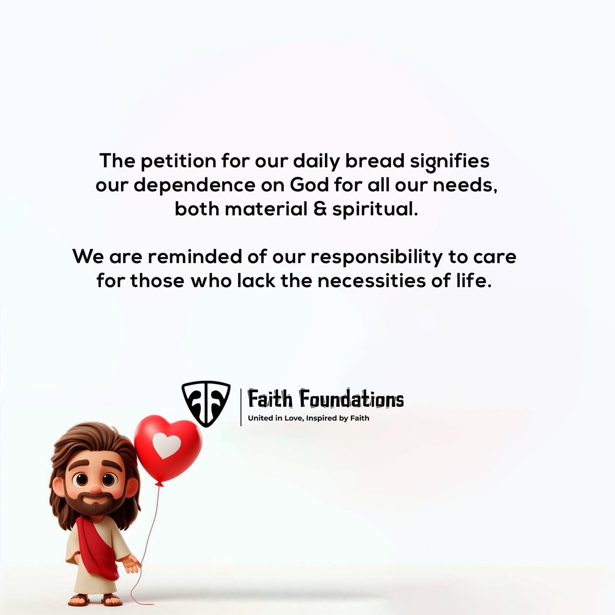 fiat_project's tweet photo. By asking for "our daily bread", the prayer reminds us of our duty to care for those who lack the basic necessities of life. We have a responsibility to share what we have with the poor &amp; hungry

Thread ⬇️ https://t.co/XH2st1okqt