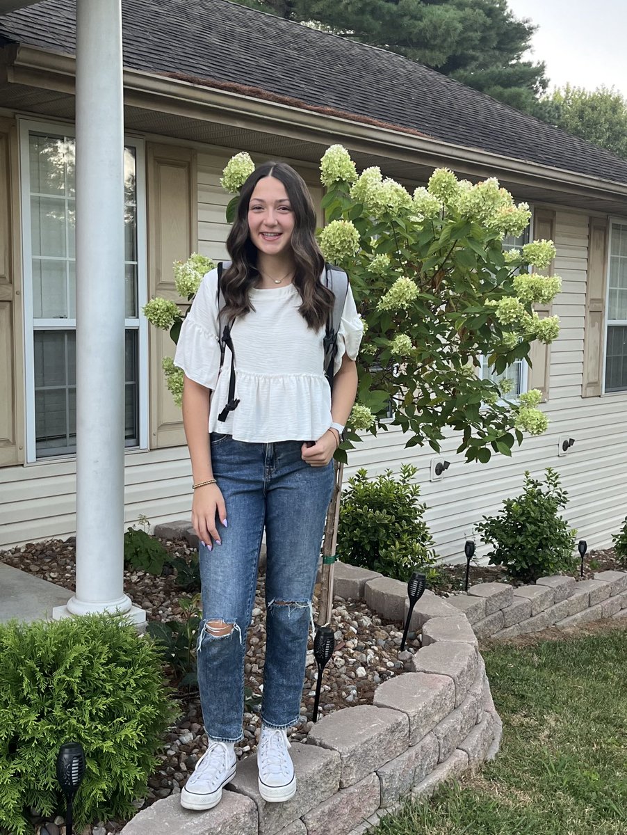 Cape Central High School freshman year starts today! Good luck Alaina. #prouddad