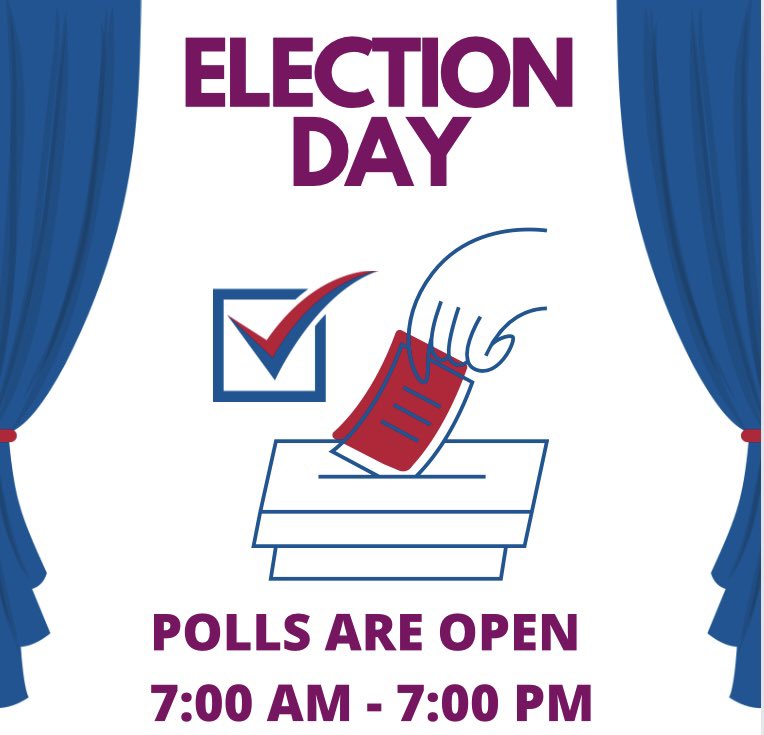 Today is Primary Election Day! 🎉🗳️❤️ Polls are open from 7:00 am - 7:00 pm. Find your assigned precinct at votepalmbeach.gov. Research the candidates and issues at vote411.org.