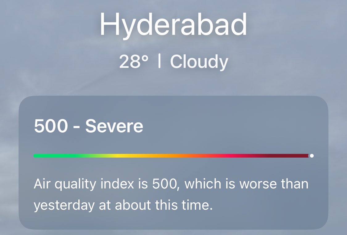 Chittaranjan's tweet photo. Er….Guys @GMapsPlatform @BreezoMeter is this accurate or is something broken at your api side? https://t.co/3TOlhg5tgc