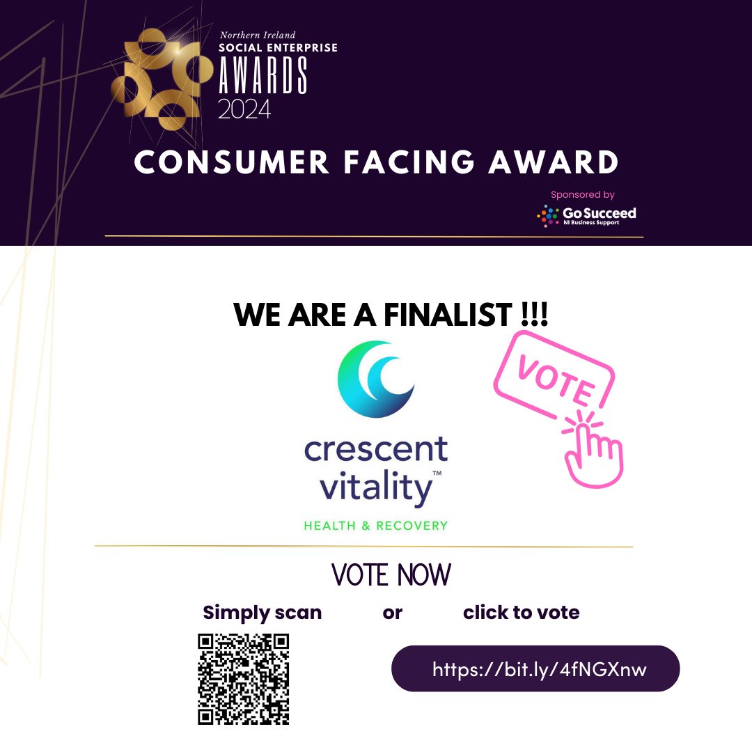 HealthRecovery7's tweet photo. 🚨WOW! 🚨 We are absolutely delighted to be shortlisted for this years #SocEntNIAwards24 🌊🌊🌊

Most public votes wins! We would be so grateful if you could vote and get your friends and family too! 🥳🌊

Please see the link below to vote!

https://t.co/ZZ0crUt2xs https://t.co/BzXsBQZpVd