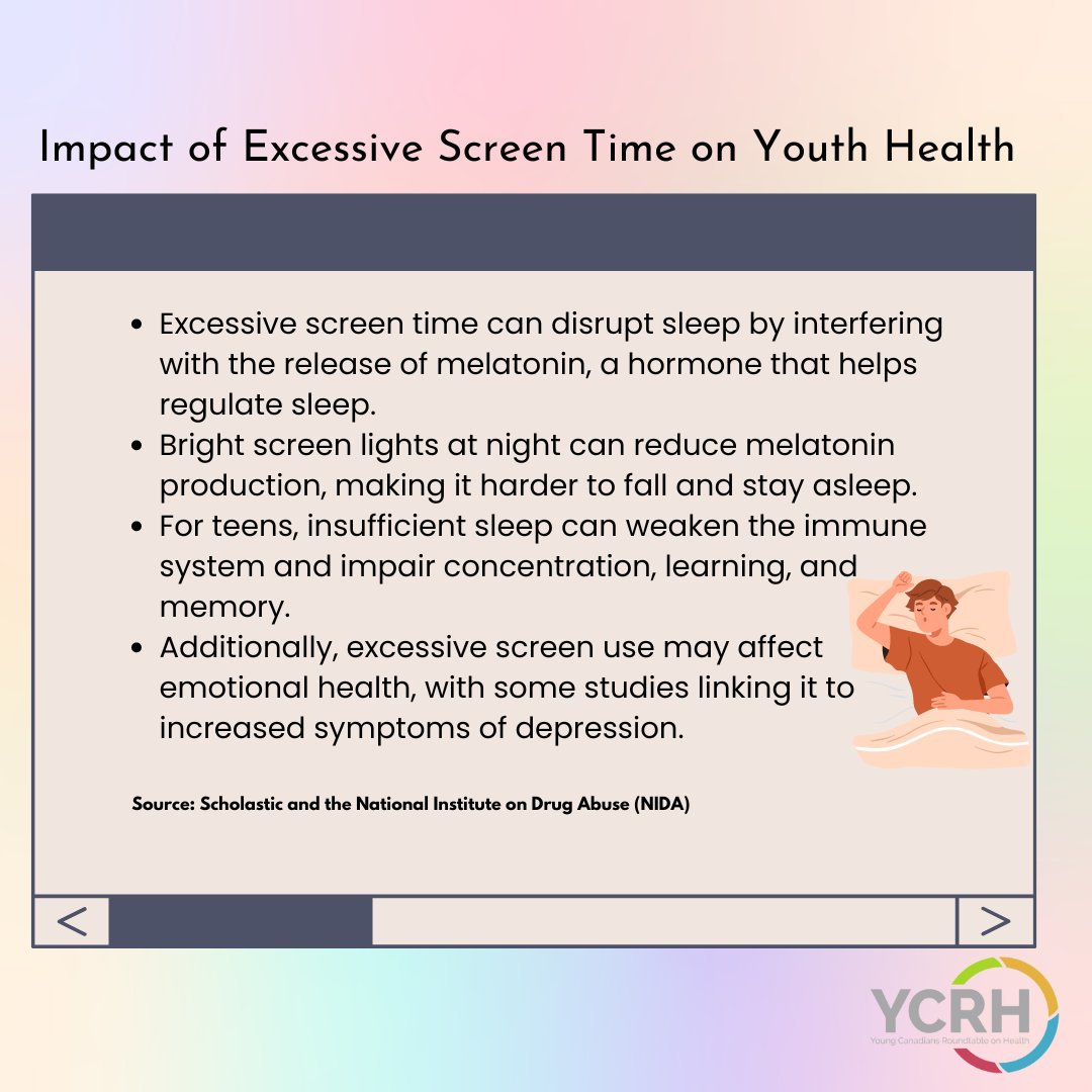 THEYCRH's tweet photo. 📱⏰ Balancing screen time is crucial for both physical and mental health. From sleep disruptions to mood changes and brain alterations, here's why setting limits and embracing offline activities matters at every age. #ScreenTime #HealthAndWellness https://t.co/tWkbmqddn0