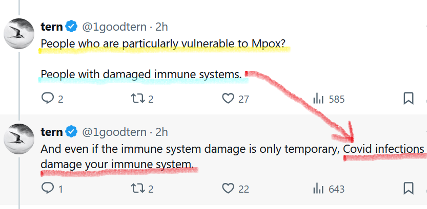 Ride4Truth's tweet photo. If you're a human living on planet earth, then @1goodtern's warning is FOR YOU.
You are not exempt. You can't wish it away.
Try to remember what GAF feels like.
#DemandProtection #MPOX https://t.co/jF91Iqb4pv