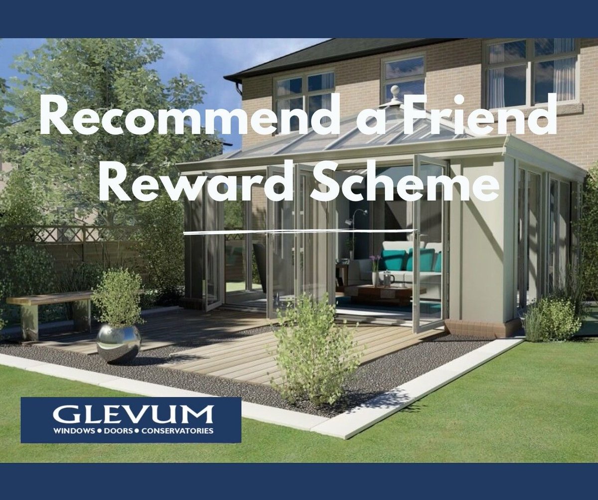 glevumwindows's tweet photo. Earn £50 with #Glevum's #RecommendaFriend #RewardScheme! 

Know someone who needs high-quality windows, doors, or conservatories? Recommend Glevum, and you'll earn £50 when they place their first order! 

No limit to how many you can recommend—start today: https://t.co/ux87sdBIF1 https://t.co/s6jPBEXOpd