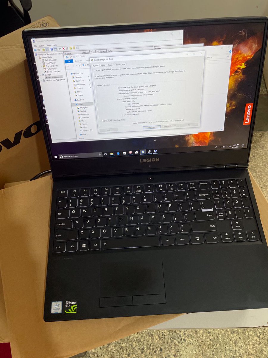 Ghkart_Ghcart's tweet photo. Lenovo Legion 81FV-1tb hdd-8gb-i7-2.20ghz-8th gen
Nvidia-Geforce Gtx 1050 Ti
Ports-Hdmi, usb, etc
Ghc.6400cedis 
Visit https://t.co/NFf0ngfH6e or call us on 0243898888/0243898999 for yours now!!
#lenovo #gaming #laptops #ghanalaptops #medikal #eazzy #fella #shattawale #yamal https://t.co/39HKBncmXP