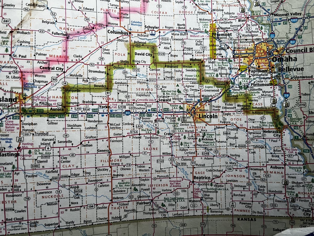 My route for day 2 on the western leg of #pftour24 happy 44th birthday to me 🥳