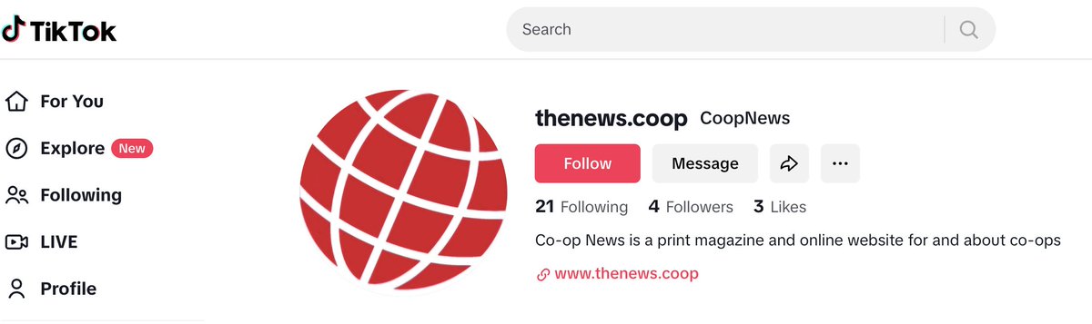 Anca Voinea (@ancacoopnews) on Twitter photo 📢Did you know that <a href="/coopnews/">Co-operative News</a> is now on #TikTok?
Be sure to follow us for:
1⃣Weekly updates
2⃣Explainer videos
3⃣Regular short interviews
4⃣Summary videos 🎦
5⃣Vox pops & vlogs from events.
tiktok.com/@thenews.coop?… 📢Did you know that <a href="/coopnews/">Co-operative News</a> is now on #TikTok?
Be sure to follow us for:
1⃣Weekly updates
2⃣Explainer videos
3⃣Regular short interviews
4⃣Summary videos 🎦
5⃣Vox pops & vlogs from events.
tiktok.com/@thenews.coop?…