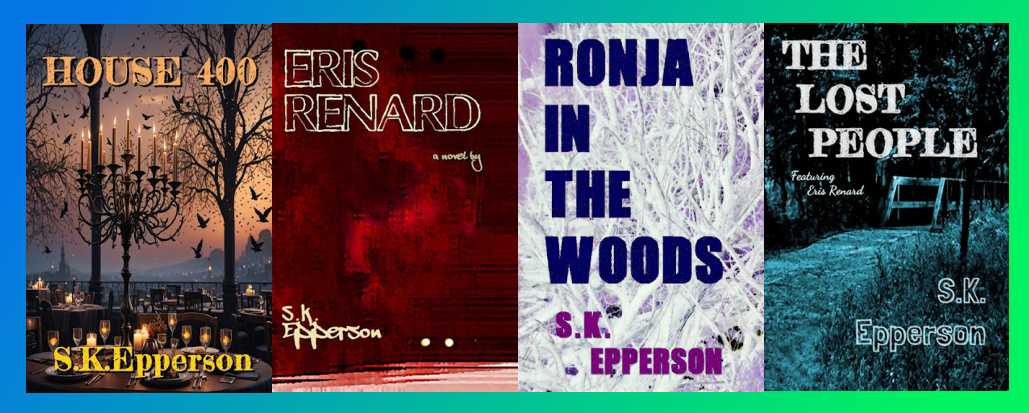#IAN1 Authors and Books (@ianauthorsbooks) on Twitter photo S.K. Epperson is the #author of
"House 400" #paranormal #suspense
"Eris Renard" #thriller
"Ronja in the Woods"
"The Lost People"
independentauthornetwork.com/s-k-epperson.h…
#amreading <a href="/SKEpperson/">S.K.Epperson</a> #goodreads #iartg #ian1 S.K. Epperson is the #author of
"House 400" #paranormal #suspense
"Eris Renard" #thriller
"Ronja in the Woods"
"The Lost People"
independentauthornetwork.com/s-k-epperson.h…
#amreading <a href="/SKEpperson/">S.K.Epperson</a> #goodreads #iartg #ian1