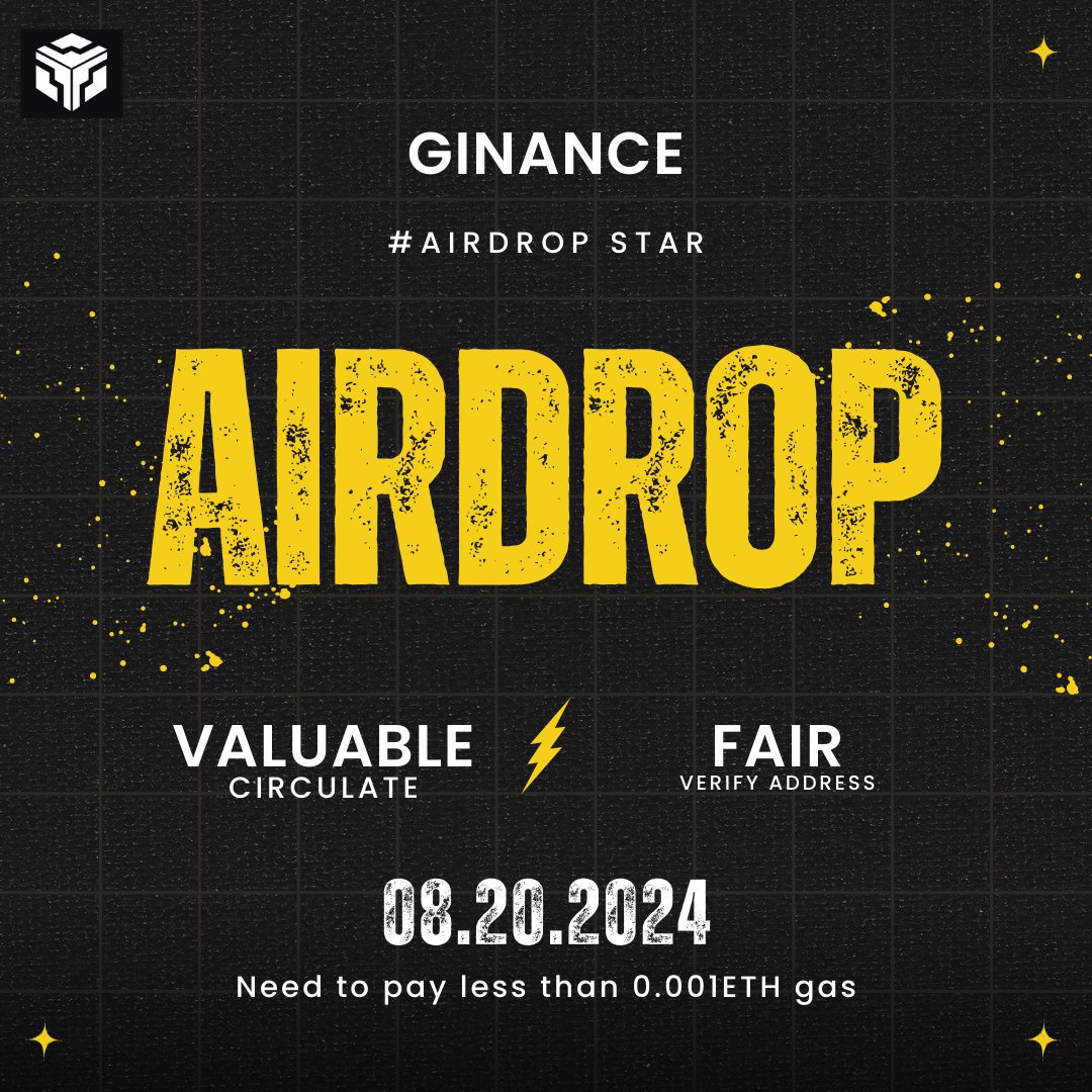 Ginance Airdrop Collection Guide: How to Get High-Value Rewards🎉

With the release of Ginance 2.0, excitement in the community is at an all-time high, especially with the highly anticipated upcoming airdrop event. 

This airdrop is not just a simple reward, but also a valuable