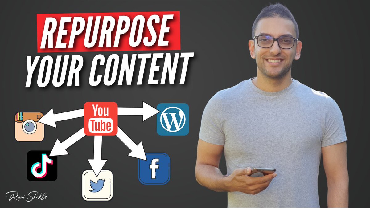 How can you get the most out of your #socialmedia content? 🤔

In this weeks #YoutubeVideo I share 5 steps to reusing your social media content. With a bonus tip thrown in!

Get all the tips here 👉 youtu.be/LI8_wOdZrTA

#Repurposecontent