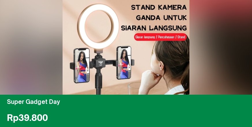 HD_hadirochman's tweet photo. 🤗 Wah, produk ini ada harga spesial Rp39.800! Ayo cek di Tokopedia sebelum produknya habis! https://t.co/FBPnDzyZxH https://t.co/4ZPNt2RVil