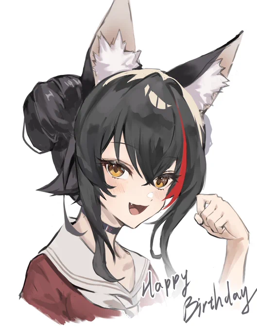 Happy birthday~ #みおーん絵 #大神ミオ生誕祭2024